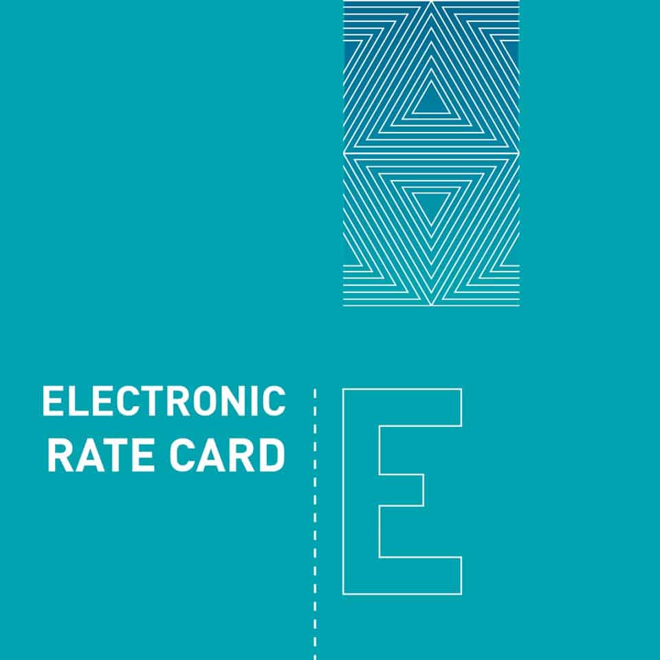 E Rate Card